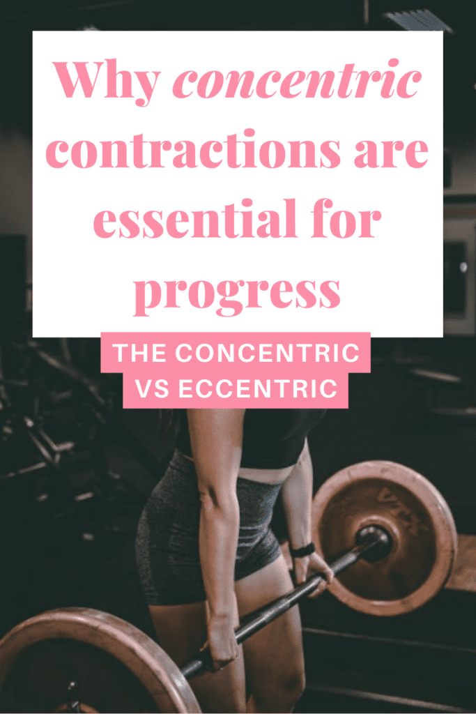 Image showing why concentric contractions are essential for progress in the gym.