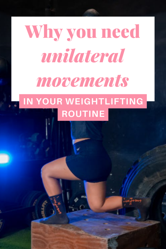 Image showing why you need unilateral movements in your weightlifting routine.